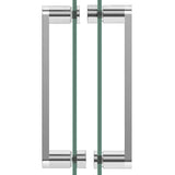Revelation Round 44-47 x 70 ½-73 in. 8mm Bypass Shower Door for Alcove Installation with Clear glass in Chrome