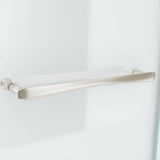 Reveal 71 51 ½-54 ½ x 71 ½ in. 8mm Pivot Shower Door for Alcove Installation with Clear glass in Chrome