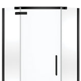 Hana Neo-angle 38 x 38 x 75 in. 8mm Pivot Shower Door for Corner Installation with Clear glass in Chrome