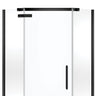 Hana Neo-angle 38 x 38 x 75 in. 8mm Pivot Shower Door for Corner Installation with Clear glass in Chrome
