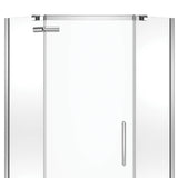 Hana Neo-angle 40 x 40 x 75 in. 8mm Pivot Shower Door for Corner Installation with Clear glass in Chrome
