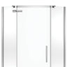 Hana Neo-angle 40 x 40 x 75 in. 8mm Pivot Shower Door for Corner Installation with Clear glass in Chrome