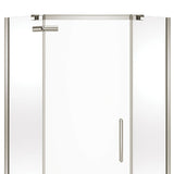 Hana Neo-angle 40 x 40 x 75 in. 8mm Pivot Shower Door for Corner Installation with Clear glass in Chrome
