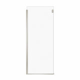 Duel and Inverto Return Panel for 36 in. Base with Clear glass in Chrome