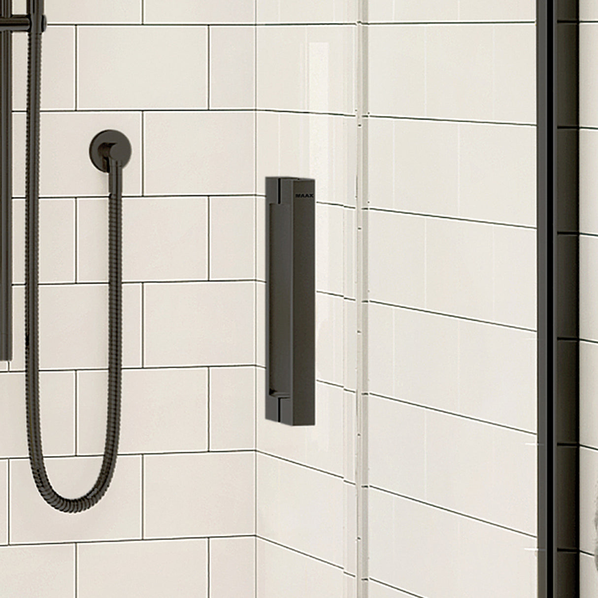 Radia Round 36 x 36 x 71 ½ in. 6 mm Sliding Shower Door for Corner Installation with Clear glass in Chrome