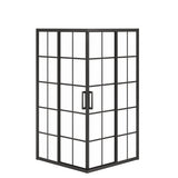 Radia Square 42 x 42 x 71 ½ in. 6 mm Sliding Shower Door for Corner Installation with Clear Glass in Chrome