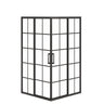 Radia Square 42 x 42 x 71 ½ in. 6 mm Sliding Shower Door for Corner Installation with Clear Glass in Chrome