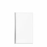 Edge Square 34 x 58 in. 8 mm Tub Screen for Alcove Installation with Clear glass in Chrome
