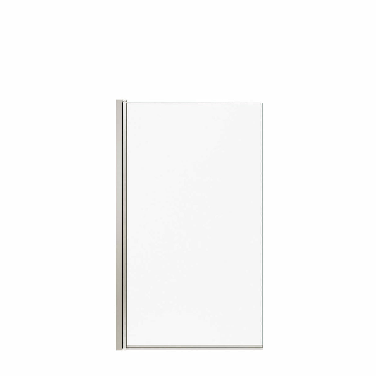 Edge Square 34 x 58 in. 8 mm Tub Screen for Alcove Installation with Clear glass in Chrome