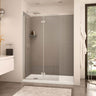 Edge Duo 42 x 75 in. 8 mm Pivot Shower Screen for Alcove Installation with Clear glass in Chrome
