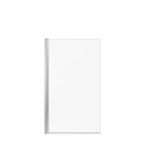 Axial Square 34 x 58 in. 8 mm Tub Screen for Alcove Installation with Clear glass in Chrome