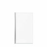 Axial Square 34 x 58 in. 8 mm Tub Screen for Alcove Installation with Clear glass in Chrome