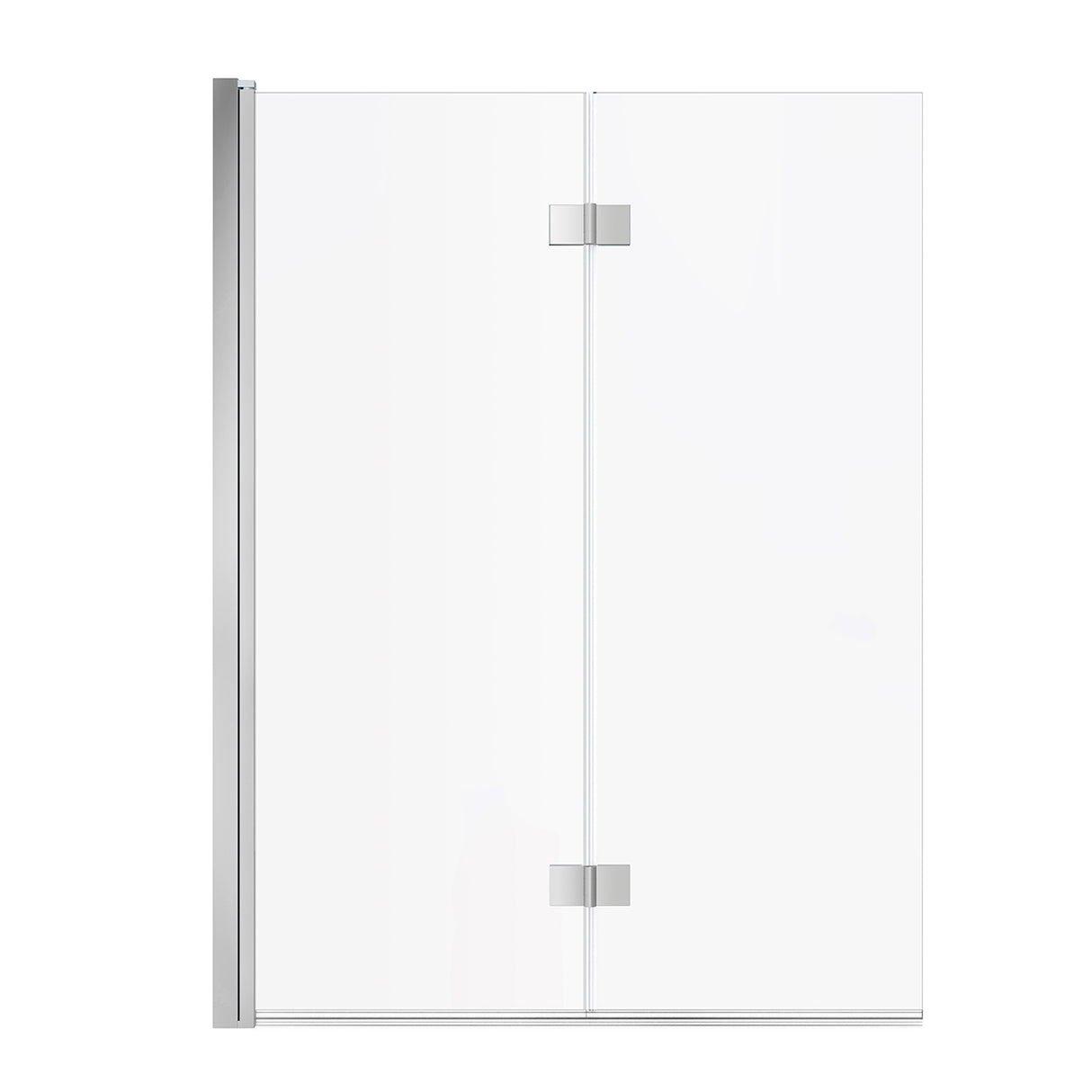 Edge Access 42 x 56 in. 6 mm Pivot Tub Screen for Alcove Installation with Clear glass in Chrome