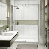 ModulR 60 x 78 in. 8 mm Pivot Shower Door for Alcove Installation with Clear glass in Chrome