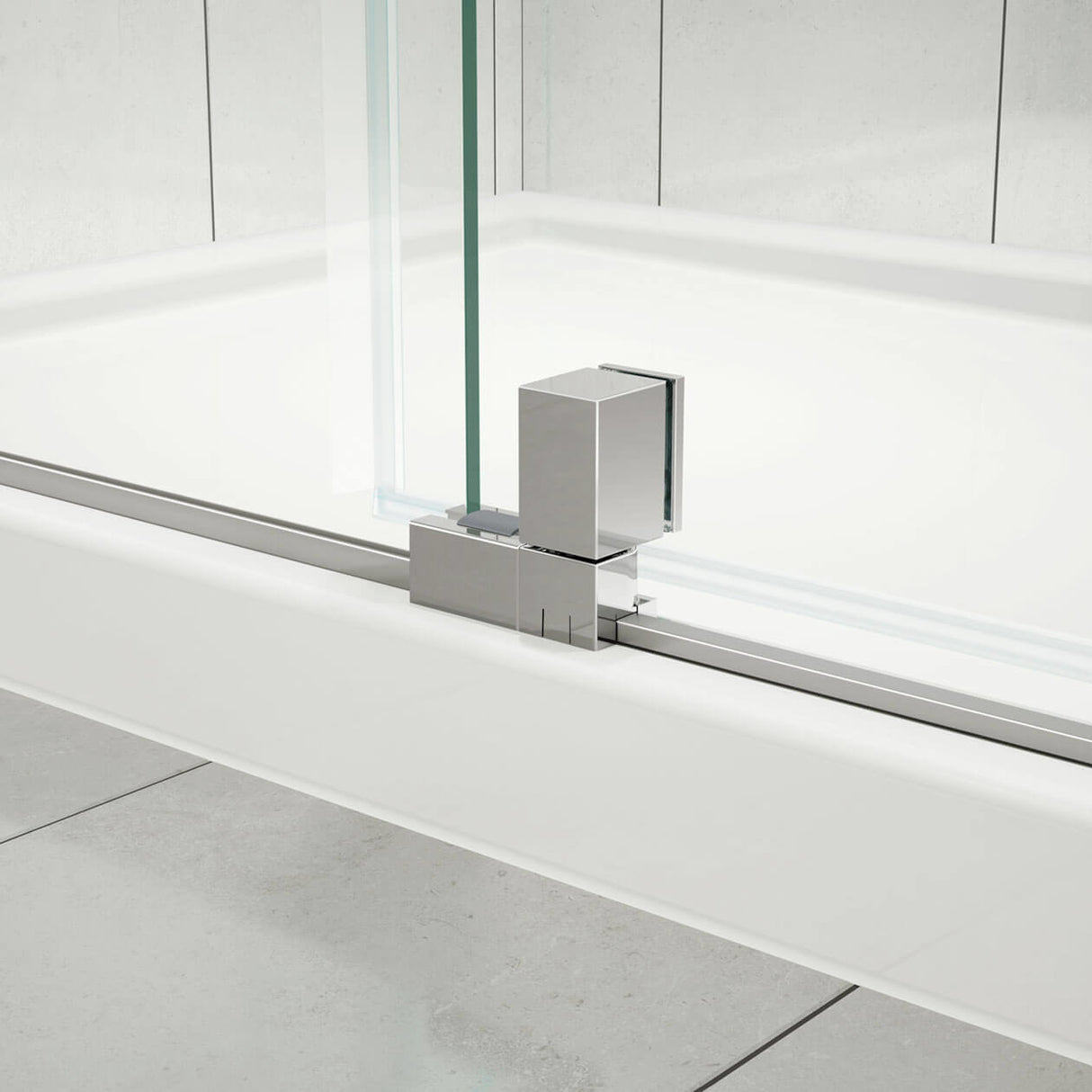 ModulR 48 x 78 in. 8 mm Pivot Shower Door for Alcove Installation with Clear glass in Chrome