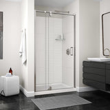 ModulR 48 x 78 in. 8 mm Pivot Shower Door for Alcove Installation with Clear glass in Chrome
