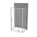 ModulR 48 x 36 x 78 in. 8mm Pivot Shower Door for Wall-mount Installation with Clear glass in Chrome