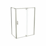 ModulR 60 x 36 x 78 in. 8mm Pivot Shower Door for Corner Installation with Clear glass in Chrome