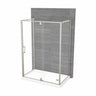 ModulR 60 x 36 x 78 in. 8mm Pivot Shower Door for Wall-mount Installation with Clear glass in Chrome