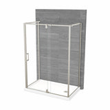 ModulR 60 x 32 x 78 in. 8mm Pivot Shower Door for Wall-mount Installation with Clear glass in Chrome