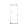 ModulR 2 32 x 78 in. 8mm Pivot Shower Door for Tunnel Installation with Clear glass in Chrome