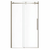 Vela 44 ½-47 x 78 ¾ in. 8mm Sliding Shower Door for Alcove Installation with Clear glass in Chrome
