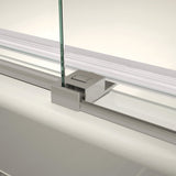 Vela 44 ½-47 x 78 ¾ in. 8mm Sliding Shower Door for Alcove Installation with Clear glass in Chrome