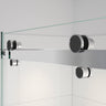 Vela 44 ½-47 x 78 ¾ in. 8mm Sliding Shower Door for Alcove Installation with Clear glass in Chrome