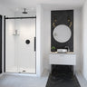 Vela 44 ½-47 x 78 ¾ in. 8mm Sliding Shower Door for Alcove Installation with Clear glass in Chrome
