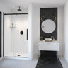 Vela 44 ½-47 x 78 ¾ in. 8mm Sliding Shower Door for Alcove Installation with Clear glass in Chrome