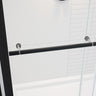 Vela 44 ½-47 x 78 ¾ in. 8mm Sliding Shower Door with Towel Bar for Alcove Installation with Clear glass in Chrome