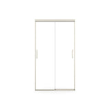 Incognito 74 39-42 x 74 in. 8mm Bypass Shower Door for Alcove Installation with Clear glass in Chrome
