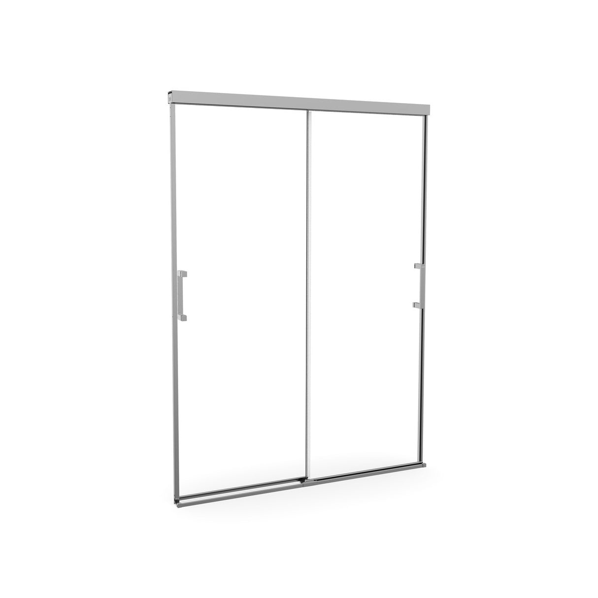 Incognito 74 51-54 x 74 in. 8mm Bypass Shower Door for Alcove Installation with Clear glass in Chrome