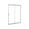Incognito 74 51-54 x 74 in. 8mm Bypass Shower Door for Alcove Installation with Clear glass in Chrome