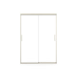Incognito 74 51-54 x 74 in. 8mm Bypass Shower Door for Alcove Installation with Clear glass in Chrome