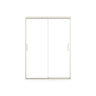 Incognito 74 51-54 x 74 in. 8mm Bypass Shower Door for Alcove Installation with Clear glass in Chrome
