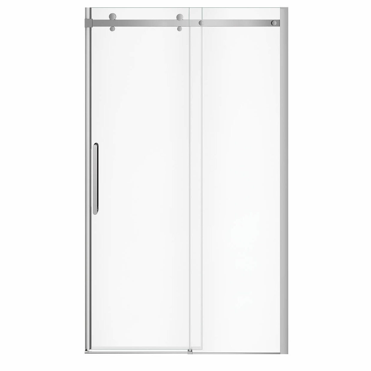 Halo Pro GS 44 ½-47 x 78 ¾ in. 8mm Sliding Shower Door for Alcove Installation with GlassShield glass in Chrome