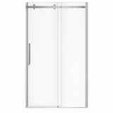 Halo Pro GS 44 ½-47 x 78 ¾ in. 8mm Sliding Shower Door for Alcove Installation with GlassShield glass in Chrome