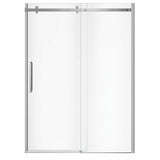 Halo Pro GS 56 ½-59 x 78 ¾ in. 8mm Sliding Shower Door for Alcove Installation with GlassShield glass in Chrome