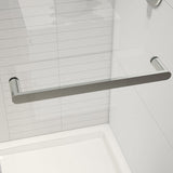 Halo Pro 44 ½-47 x 78 ¾ in. 8 mm Sliding Shower Door with Towel Bar for Alcove Installation with Clear glass in Chrome