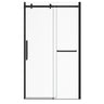 Halo Pro 44 ½-47 x 78 ¾ in. 8 mm Sliding Shower Door with Towel Bar for Alcove Installation with Clear glass in Chrome