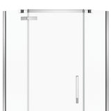 Davana Neo-angle 38 x 38 x 75 in. 8mm Pivot Shower Door for Corner Installation with Clear glass in Chrome