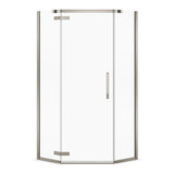 Davana Neo-angle 38 x 38 x 75 in. 8mm Pivot Shower Door for Corner Installation with Clear glass in Chrome