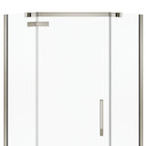 Davana Neo-angle 38 x 38 x 75 in. 8mm Pivot Shower Door for Corner Installation with Clear glass in Chrome