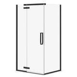 Davana Rectangular 42 x 34 x 75 in. 8mm Pivot Shower Door for Corner Installation with Clear glass in Chrome