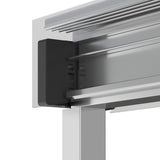 Incognito 56-59 x 56 3/4 in. 8 mm Bypass Tub Door for Alcove Installation with Clear glass in Chrome