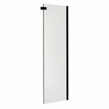 Halo Return Panel for 42 in. Base with Clear glass in Chrome