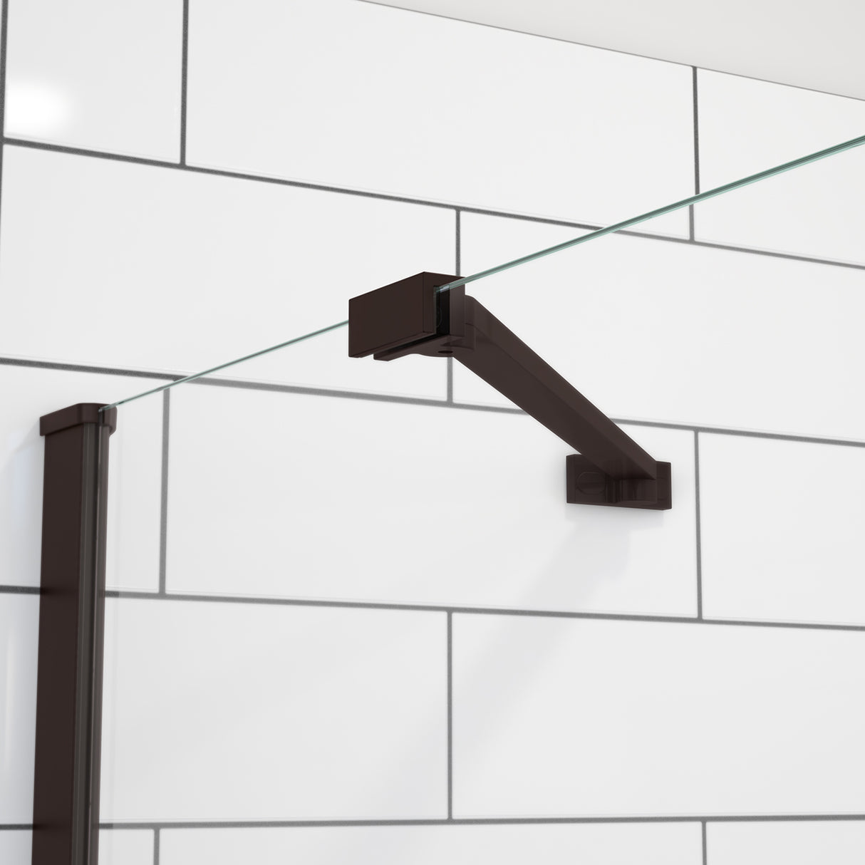 Reveal Sleek 71 32 ½-35 ½ x 71 ½ in. 8mm Pivot Shower Door for Alcove Installation with Clear glass in Chrome