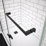 Reveal Sleek 71 32 ½-35 ½ x 71 ½ in. 8mm Pivot Shower Door for Alcove Installation with Clear glass in Chrome