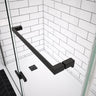 Reveal Sleek 71 32 ½-35 ½ x 71 ½ in. 8mm Pivot Shower Door for Alcove Installation with Clear glass in Chrome
